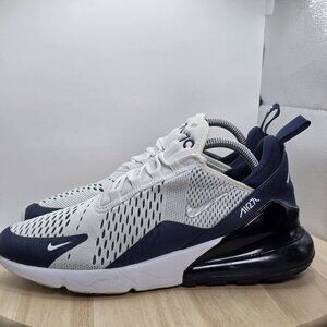 Mens size 9 - Nike Air Max 270 White Midnight Blue athletic Shoes Dallas Cowboys